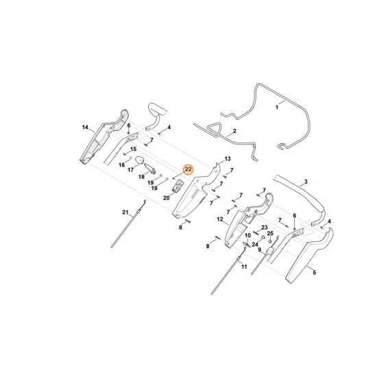 Stihl  Śruba ścinana P4,5x9 9104 003 8760